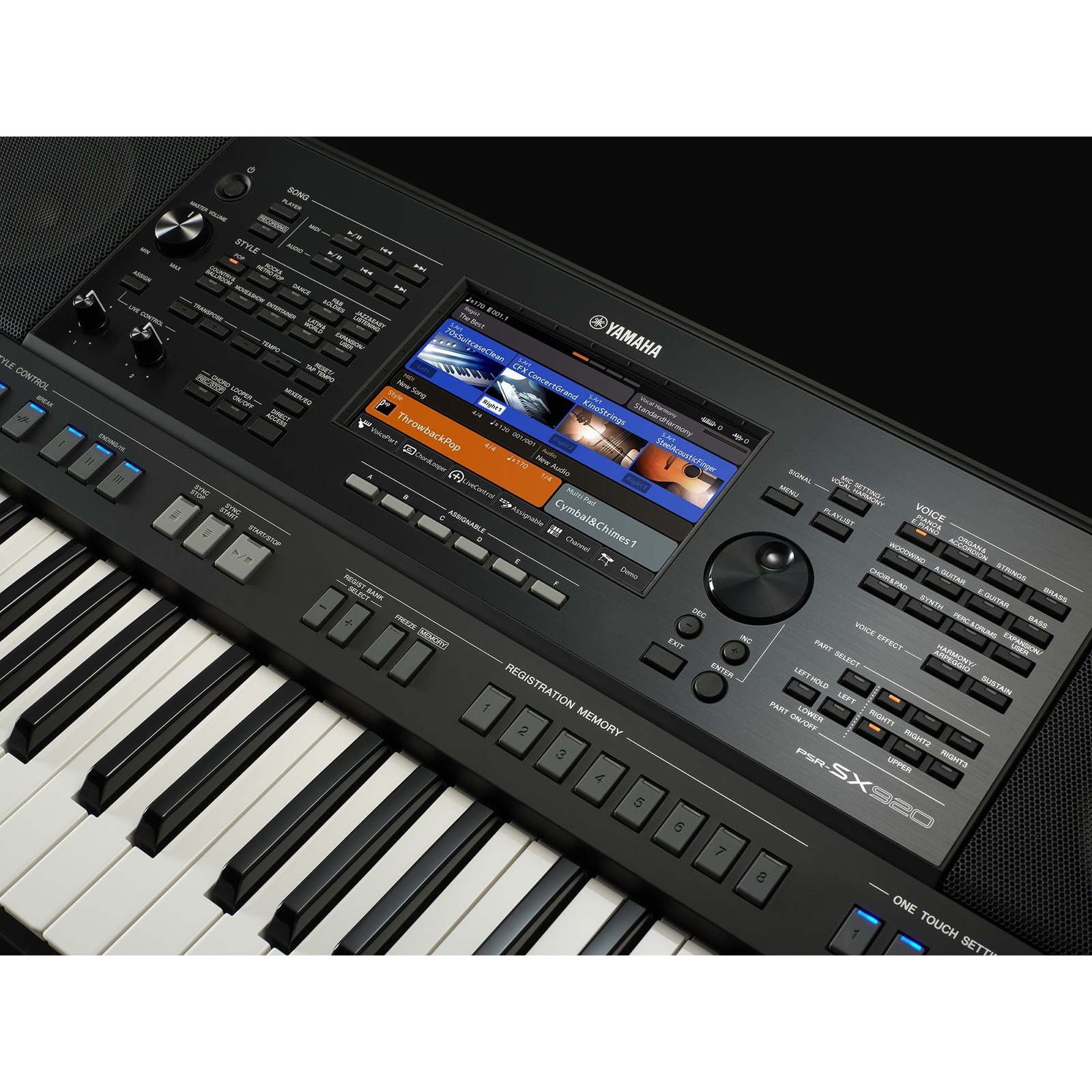 Yamaha PSR-SX920 Keyboard Arranger Workstation With 61 Keys