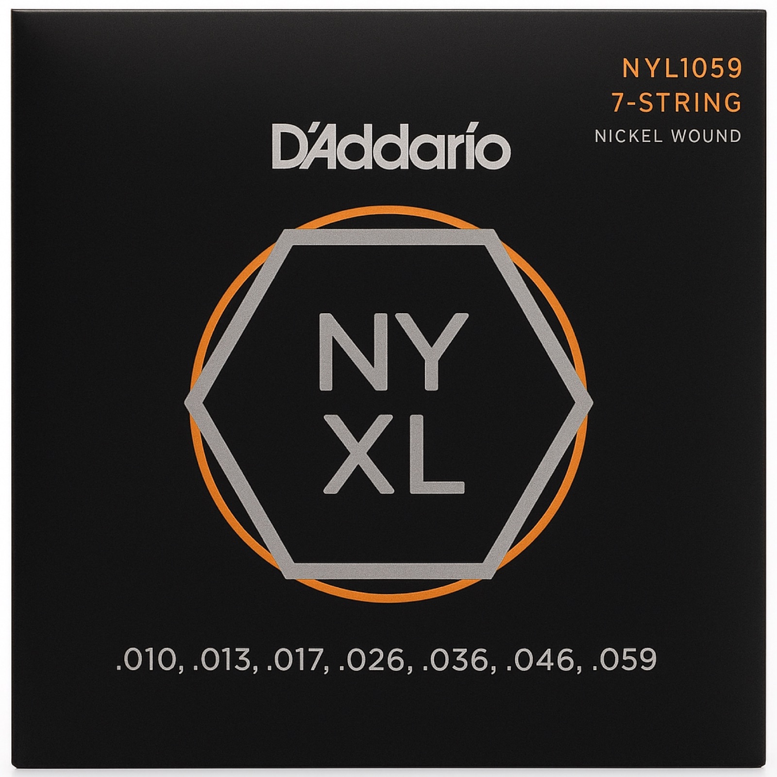 D’Addario NYXL1059 7-String Electric guitar strings