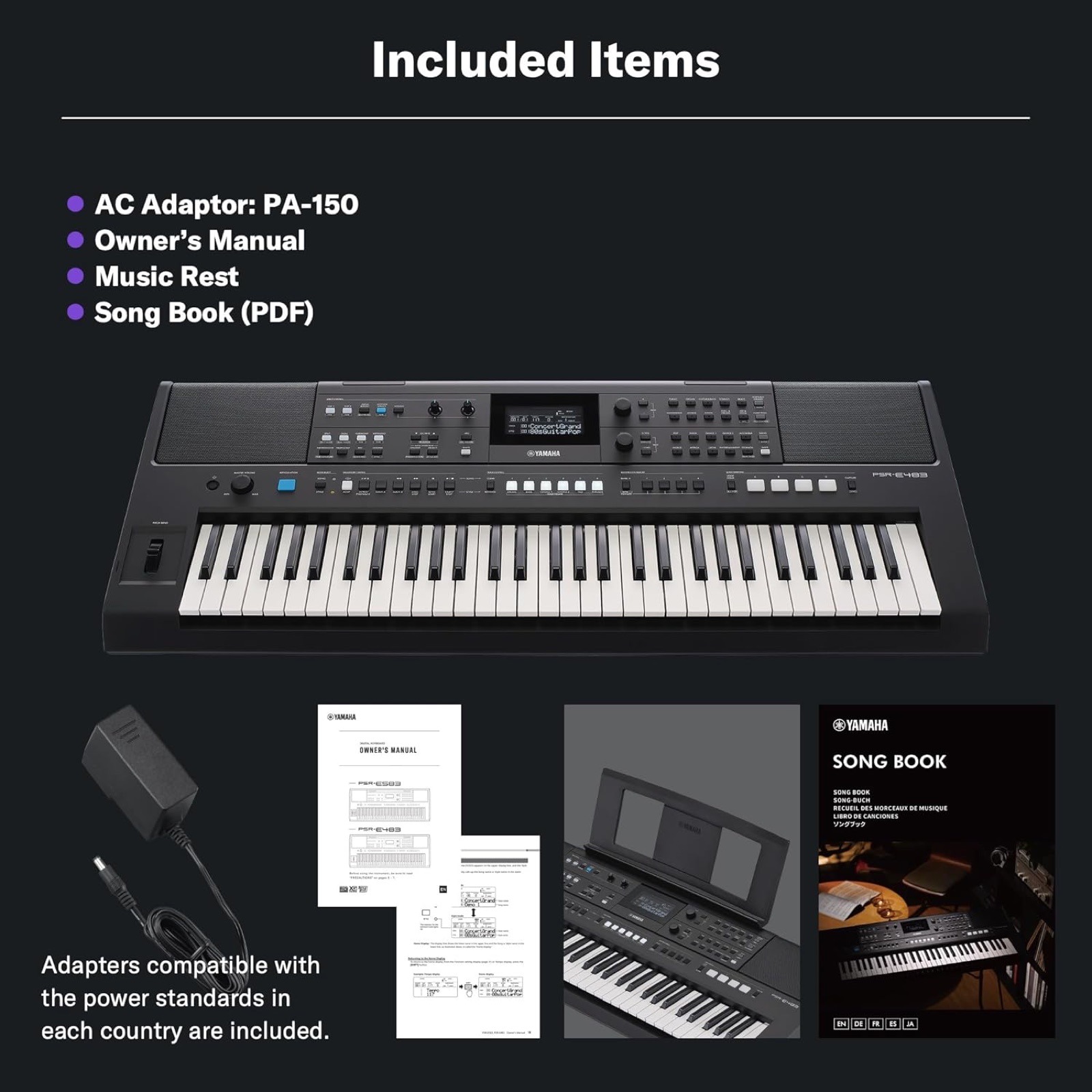 YAMAHA PSR E 483